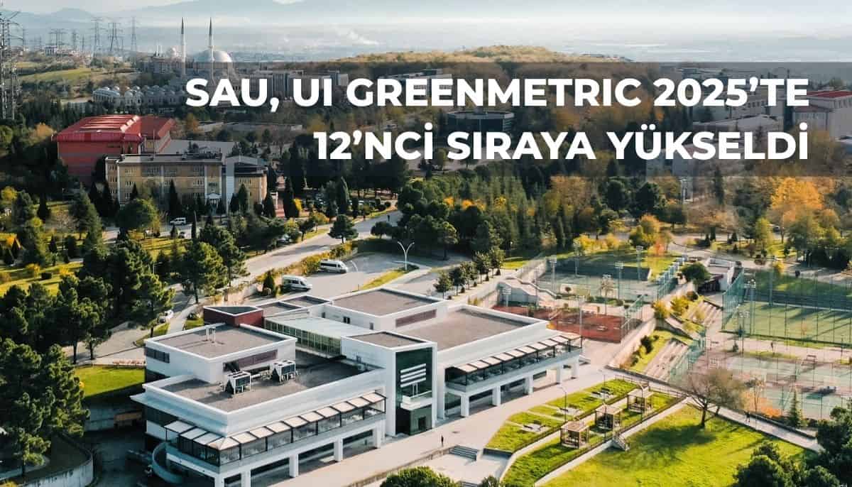 Sakarya Üniversitesi'nin sürdürülebilirlik çalışmaları UI GreenMetric'e yansıdı