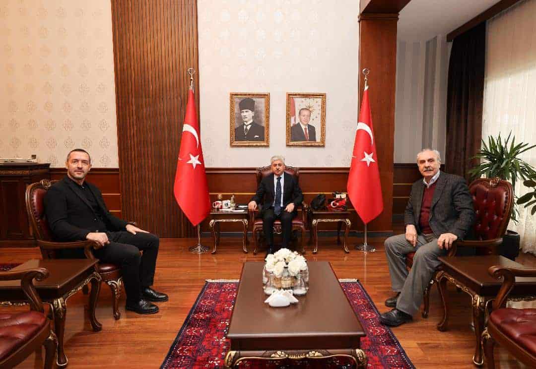 Türkiye'de basın merkezi yönetimi toplantısı.