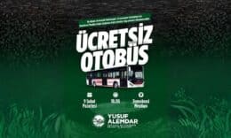 Sakarya Büyükşehir Belediyesi'nden 9 Şubat'taki Sakaryaspor maçı için ücretsiz otobüs seferi