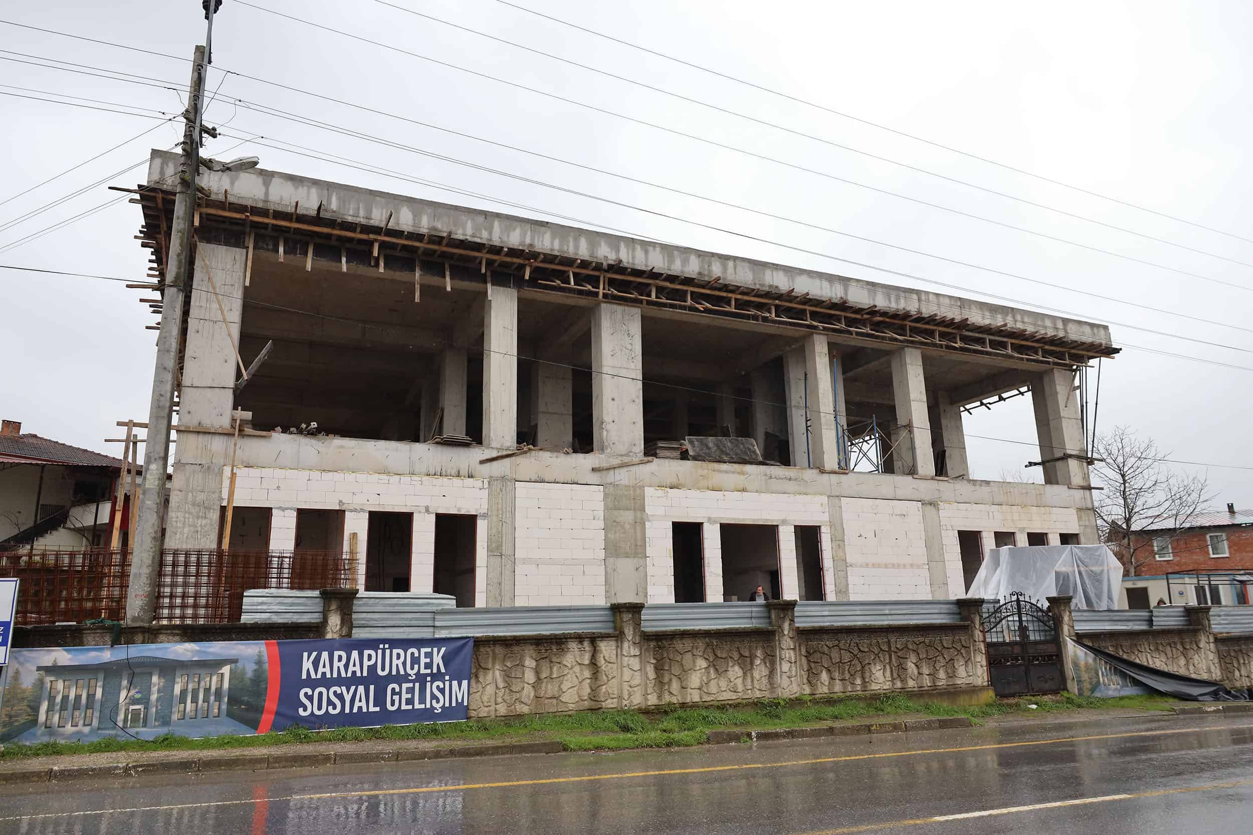 Karapürçek Sosyal Gelişim Merkezi Projesinde İnşaatın Son Durumu ve Sunulacak Hizmetler